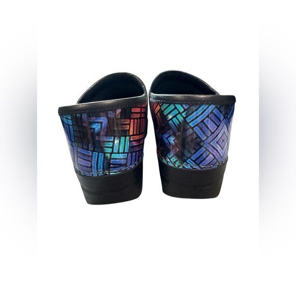 Dansko Professional Color Weave Patent Clogs Shoes Size EU 39, US 8.5-9 - Picture 3 of 13